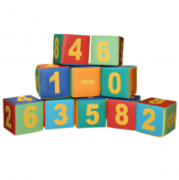 Спортивные кубики "Набор Веселые кубики" (буквы, цифры)