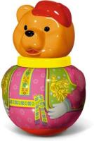 Неваляшка малая "Бурый медведь Потапыч" 18 см, в пакете