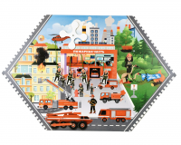 Бизиборд настенный ПОЖАРНЫЙ. Серия ИЗУЧАЕМ ПРОФЕССИИ