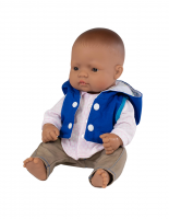 Кукла пупс Мальчик Латиноамериканец 32 см с комплектом одежды