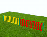 Красочный заборчик из плоскоовальной трубы