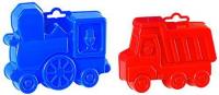 Формочки (самосвал + паровоз) для игры с песком