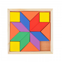 Головоломка квадратная, 16 деталей