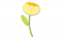 Декорация "Луговой цветок" 78х155 см