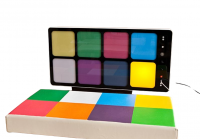 Интерактивная светозвуковая панель "Музыкальные квадраты"