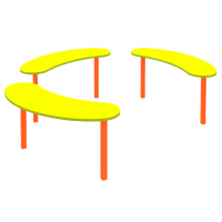 Лавочки для музыкальной площадки