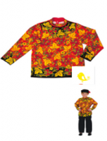 Хохлома расписная рубаха для мальчика