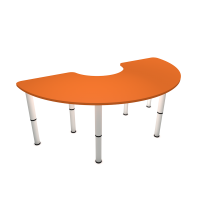 Стол Подкова, регулируемый по высоте (г.р. 0-3), 1500х750 мм, ЛДСП