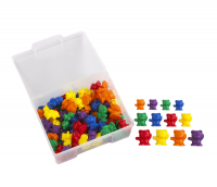 Счетный материал фигурки "Мишки с рюкзаками"