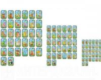 Комплект наклеек из набора "Паровозик"