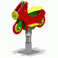 Качалка на пружине "Мотоцикл"