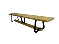 Гимнастическая скамейка на металлических ножках (2 м)